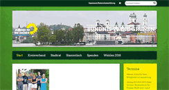 Desktop Screenshot of gruene-passau.de